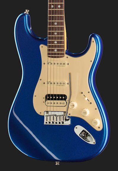 Fender AM Ultra Strat RW HSS Cobra Blue