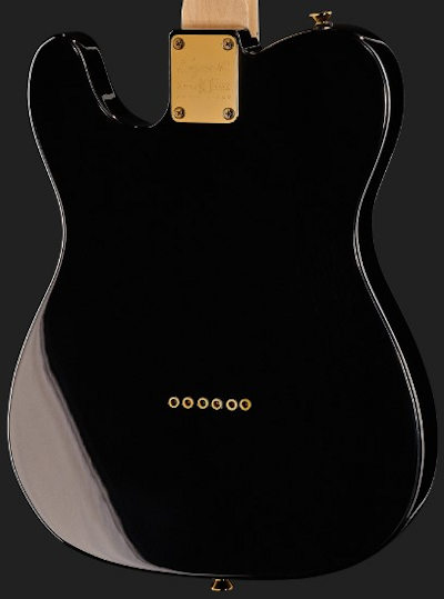 Squier 40th Anniversary Telecaster Black -  Gold Edition